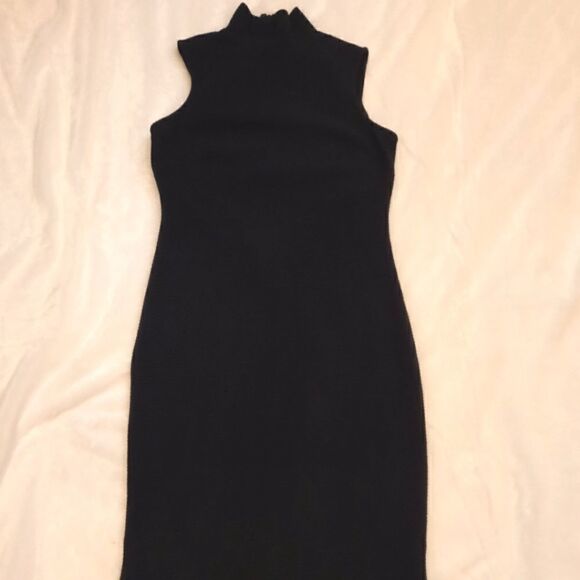 APT 9 Sleeveless Dress Mock Neck Midi Navy - Picture 12 of 12